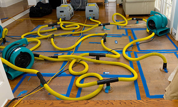 Water damage restoration process in Greentree, NJ